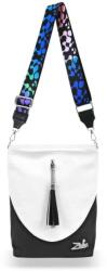 ZELLIA Női Oldaltáska 24034 - Next C. - Fekete-Fehér - Crown - (ZLK-24034-20838546)