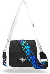 ZELLIA Női Oldaltáska 23101 - Next C. - Fehér-Fekete - Crown - (ZLK-23101-90543043)