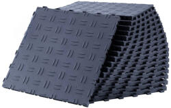 VEVOR Garázspadló burkolólap 50 darabos készlet 305x305x13, 4 mm grafitszürke