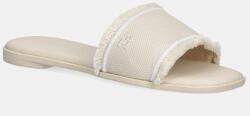 Tommy Hilfiger papucs FRINGE CANVAS FLAT SANDAL bézs, FW0FW08908 - bézs Női 40