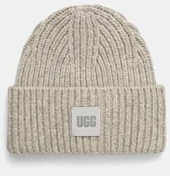 Ugg sapka gyapjú keverékből - szürke Univerzális méret