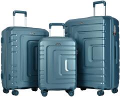 BONTOUR "charm" 4-kerekes bőrönd szett, jeges kék (130840-IceBlue) - vasbutor