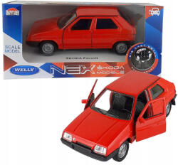  Welly Skoda Favorit kisautó - Piros