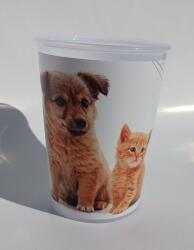 Tvar Gyermek pohár 250ml - Kiskutya és cica