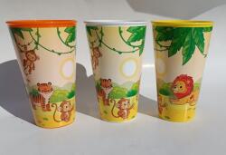 Tvar Gyermek pohár 400ml - Dzsungel