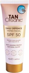 TAN Organic Facial Daily Defence színezett fényvédő krém SPF 50 - 50 ml