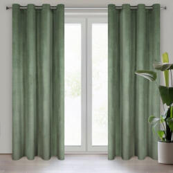  Melanie bársony sötétítő függöny Sötét menta 140x250 cm