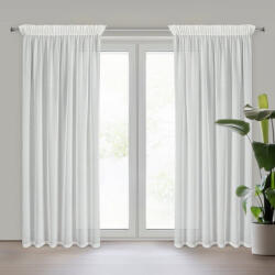  Hera mintás dekor függöny Fehér 140x270 cm