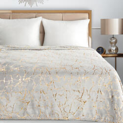  Glamo puha plüss takaró márványos mintával Acélszürke 150x200 cm