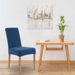  Rácsos szerkezetű székhuzat Gránátkék 35x55x30 cm