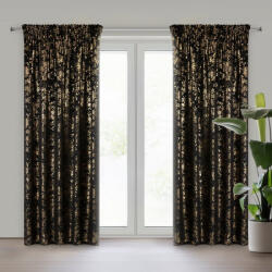  Felis bársony sötétítő függöny Fekete 140x270 cm