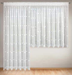  Daisy fényáteresztő függöny Fehér 400x160 cm - 200x250 cm