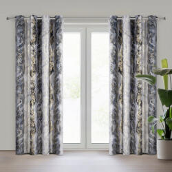  Sofi bársony sötétítő függöny Acélszürke 135x250 cm