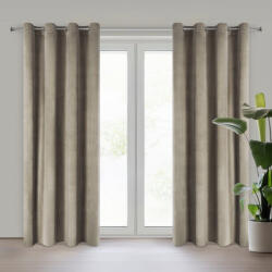  Melanie bársony sötétítő függöny Barna 140x250 cm