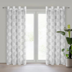  Milagros fényáteresztő függöny Fehér 140x250 cm