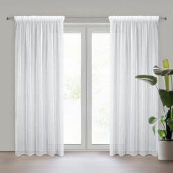  Alexi fényes szállal átszőtt fényáteresztő függöny Fehér 140x280 cm