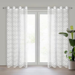  Iga fényáteresztő függöny Fehér 140x250 cm