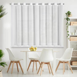  Arleta függöny finom fényű sifon szövetből Fehér 295x160 cm