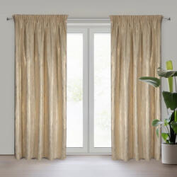  Emila bársony sötétítő függöny Krémszín 140x270 cm