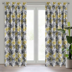  Elina mintás dekor függöny Fehér 140x270 cm