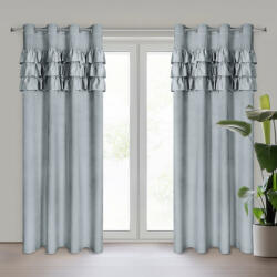  Sami fodros dekor függöny Ezüst 140x250 cm