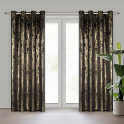  Renia bársony sötétítő függöny Fekete 140x250 cm