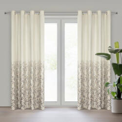  Tori bársony sötétítő függöny Krémszín 140x250 cm