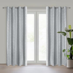  Semi dekor függöny oxford anyagból Ezüst 140x250 cm