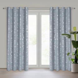  Solana öko stílusú sötétítő függöny Világoskék 140x250 cm