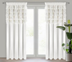  Aura fodros dekor függöny Fehér 140x270 cm