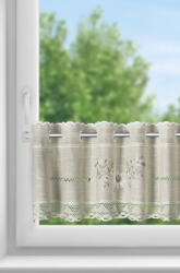  Veronica vitrázs függöny Bézs 30x150 cm