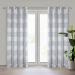  Agata dekor függöny Ezüst 140x250 cm