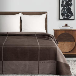  Elegant4 pamut-akril kétoldalas takaró Barna 220x240 cm