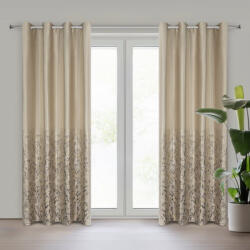  Tori bársony sötétítő függöny Bézs 140x250 cm