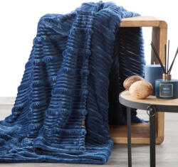 Nina puha plüss pléd Gránátkék 200x220 cm