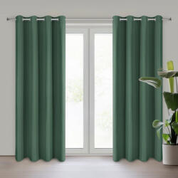  Adari egyszínű sötétítő függöny Sötétzöld 140x250 cm