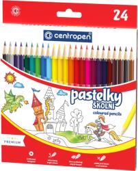 Centropen Creioane colorate Centropen 24 Set (HB.CP9520.24)
