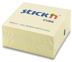Stick'n Cub Notes Autoadeziv 76x76 mm - 4 Culori Pal (400 file buc) (AL.SKN.21013)