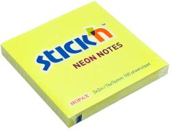 Stick'n Cub Notes Autoadeziv 76x51 mm - Galben Neon (100 file buc) (AL.SKN.21132)