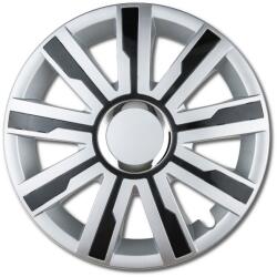 Leoplast Mirage ezüst fekete króm gyűrűs 17 colos dísztárcsa