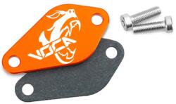 VOCA Racing Olajpumpa fedél szett narancssárga Minarelli AM6, Derbi D50B, EBE, EBS VOCA Style