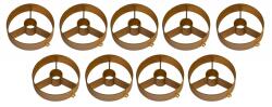BRITEQ BT-NONABEAM set 9 louvers GOLD (B05514)