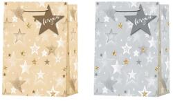  Ajándéktasak 100X150 Mm Csillagok Mix, Ezüst, Arany