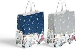  Ajándéktasak 100X150 Mm Falu Karácsonykor Mix, Színes