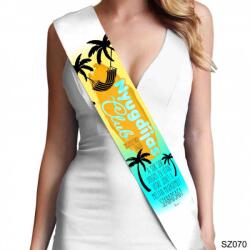 Neves Ajándék Szalag 10 cm x 80 cm - Nyugdíjas Club - Nyugdíjas vállszalag (SZ070)