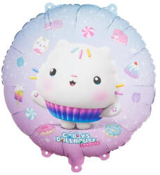 Partydeco Fólia lufi 18" 45cm Gabby's Dollhouse, Gabi babaháza, Süti (LUFI696392)