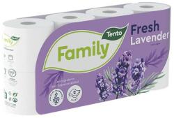 Tento Toalettpapír TENTO Family fresh lavender lila 8 tekercses 2 rétegű (229499) - robbitairodaszer