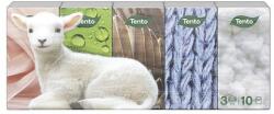 Tento Papírzsebkendő TENTO Natural soft 3 rétegű 10x10 darabos (231644) - robbitairodaszer