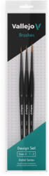 B02991 Brush Set - Design Set - Synthetic fibers (Sizes 0, 1 & 2)
