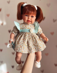 Nines D'Onil Kézműves spanyol baba- Dorka, vörös 40cm